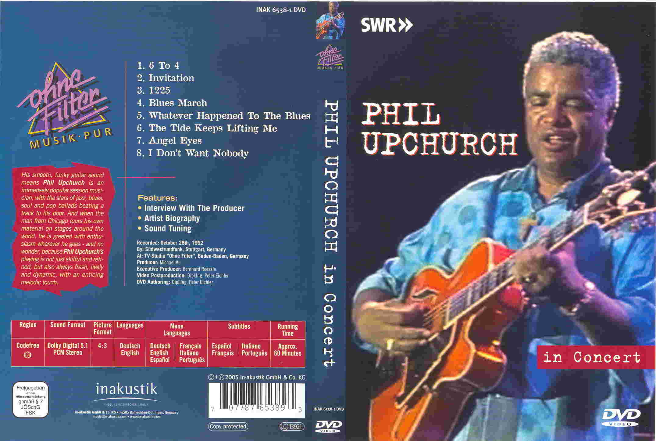 Phil Upchurch In Concert : Front